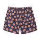 Leaf Printed Collection Washed Vintage Swim Shorts