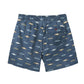 Geometric Abstract Design Collection Washed Vintage Swim Shorts