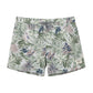 Leaf Printed Collection Washed Vintage Swim Shorts