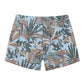 Floral & Leaf Printed Collection Washed Vintage Shorts