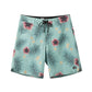 Floral Printed Collection Performance Board Shorts