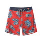 Floral Printed Collection Performance Board Shorts