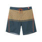 Leaf & Colorblock Design Collection Performance Board Shorts