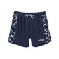 Men Striped Splicing Collection Collection Atheletic Shorts