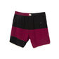 Men Striped Splicing Collection Collection Atheletic Shorts