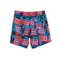 Men Letter Printed Collection Collection Atheletic Shorts