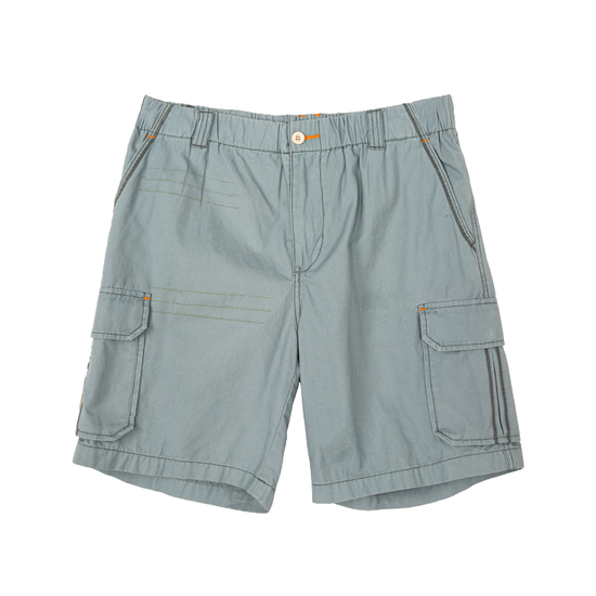 Solid Color Design Collection Cargo Hybrid Shorts
