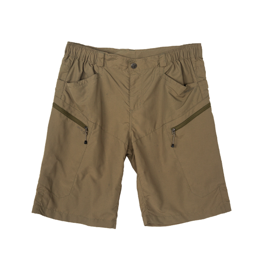 Solid Color Design Collection Cargo Hybrid Shorts