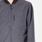 Grey Motorcycle Windbreaker Jacket With Black Border