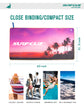 Sunset Print Sand Proof Microfiber Beach Towel