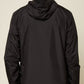 Black Waterproof Windbreaker Jacket