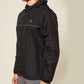 Black Waterproof Windbreaker Jacket
