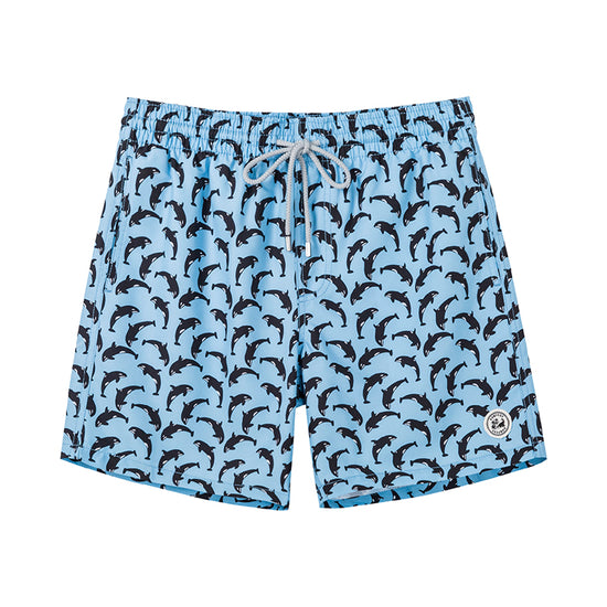 Men‘s Dolphin Sky Blue Quick Drying Swim Shorts