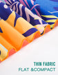 Tropical Print Sand Proof Microfiber Beach Towel