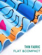 Sunrise Print Sand Proof Microfiber Beach Towel