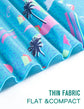 Sandy Beach Print Sand Proof Microfiber Beach Towel