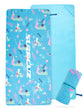Sandy Beach Print Sand Proof Microfiber Beach Towel