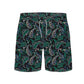 Straight Hem Tribal Print Collection Swim Trunks