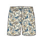 Straight Hem Tribal Print Collection Swim Trunks