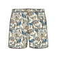Straight Hem Tribal Print Collection Swim Trunks